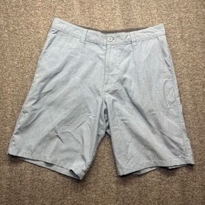 O'Neill Shorts Mens 34 Blue Hybrid Micro Stripe Walk Shorts A42180151